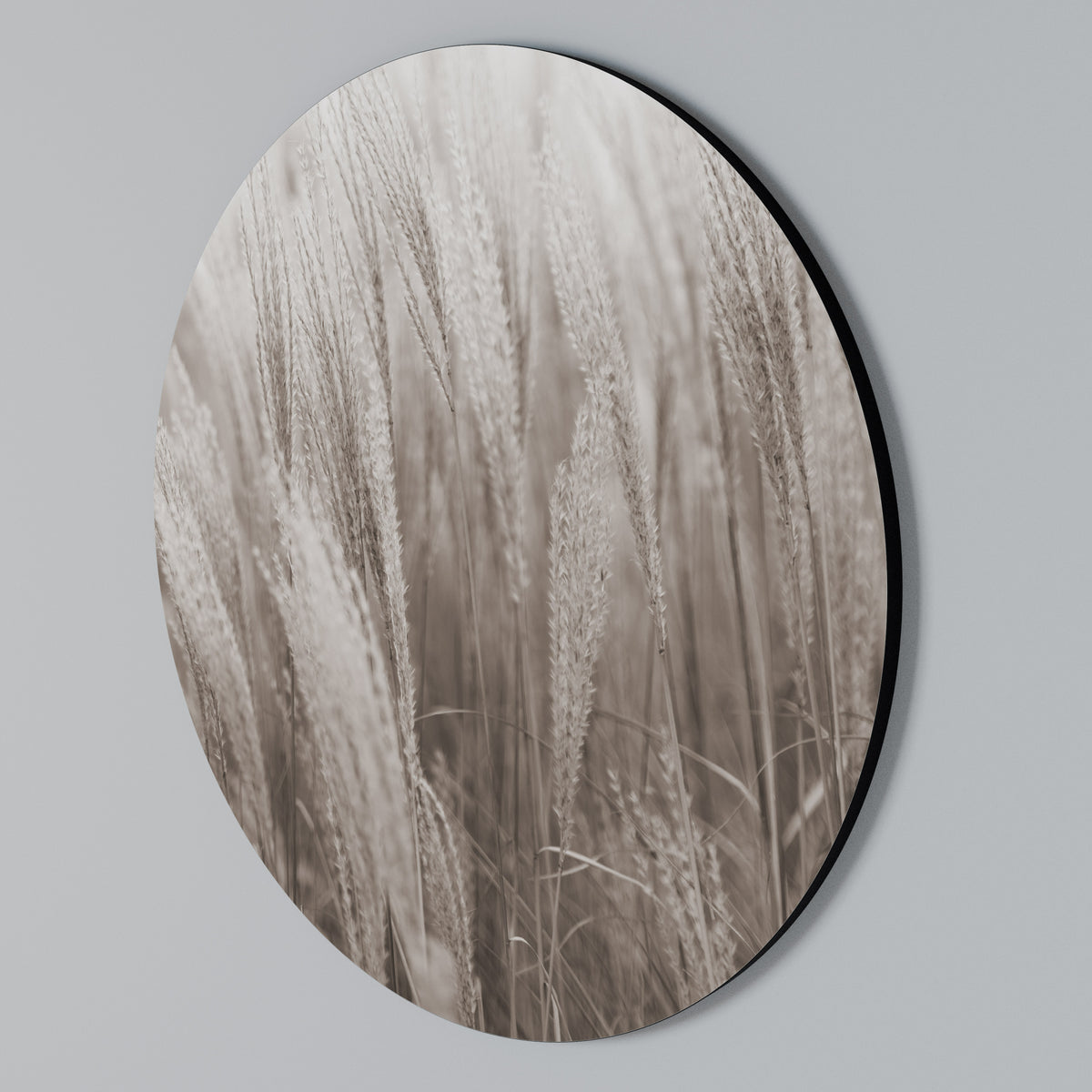 WHISPERS OF GRASS Arte de Parede Redonda