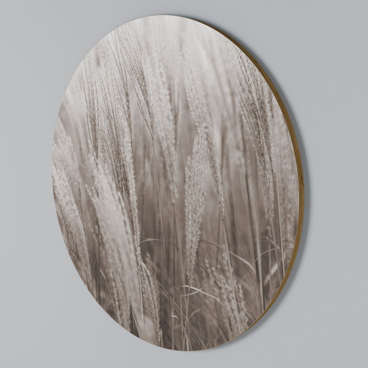 WHISPERS OF GRASS Arte de Parede Redonda