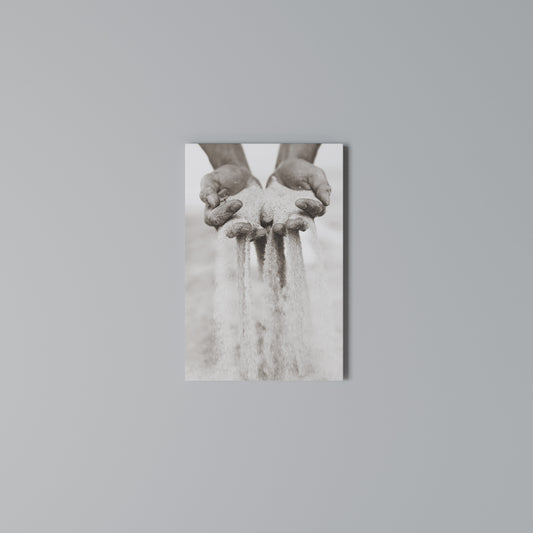 HANDS OF FATE Vertical Canvas Print