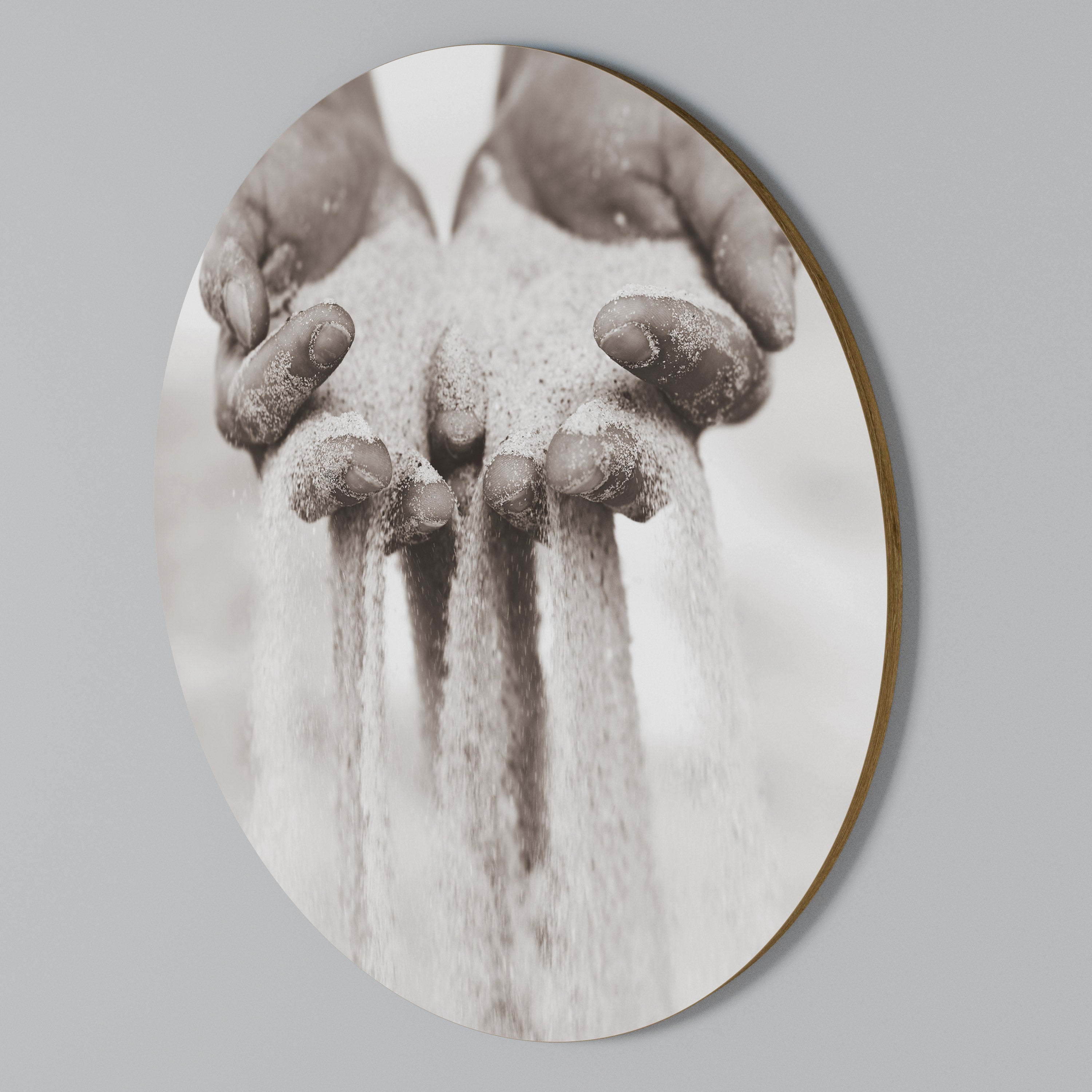 HANDS OF FATE Rund väggdekor