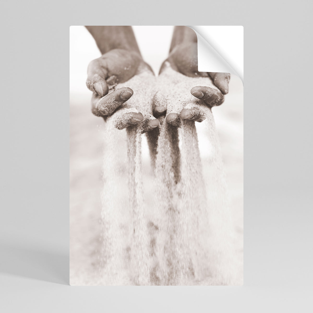 HANDS OF FATE Poster Verticale Adesivo
