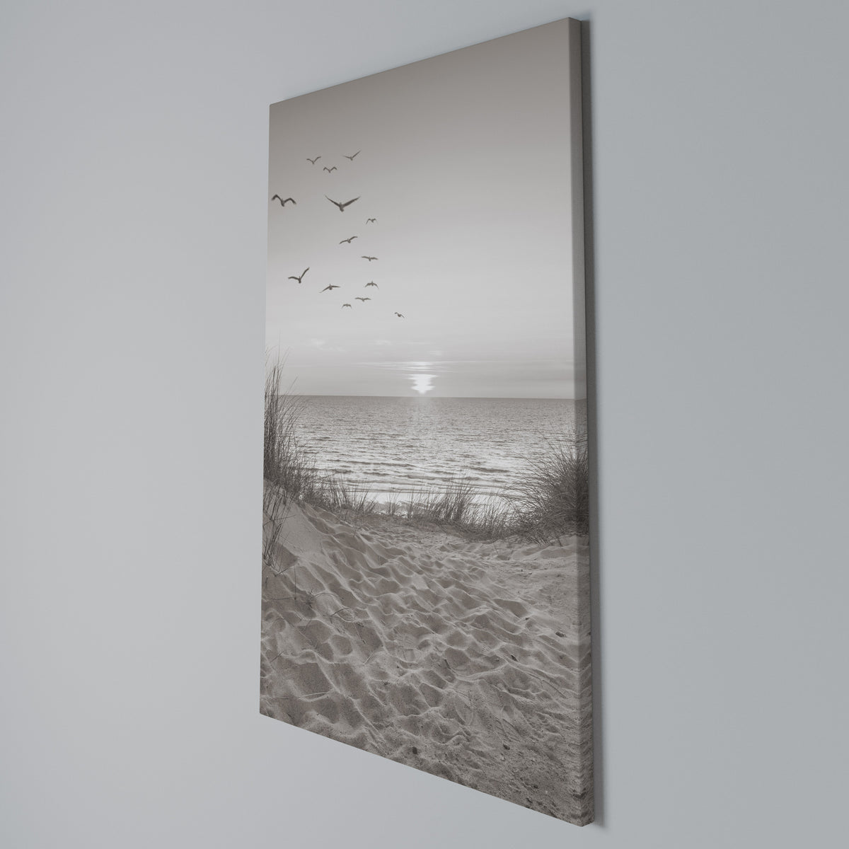 TIMELESS SEASCAPE Cuadro en lienzo vertical