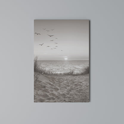 TIMELESS SEASCAPE Cuadro en lienzo vertical