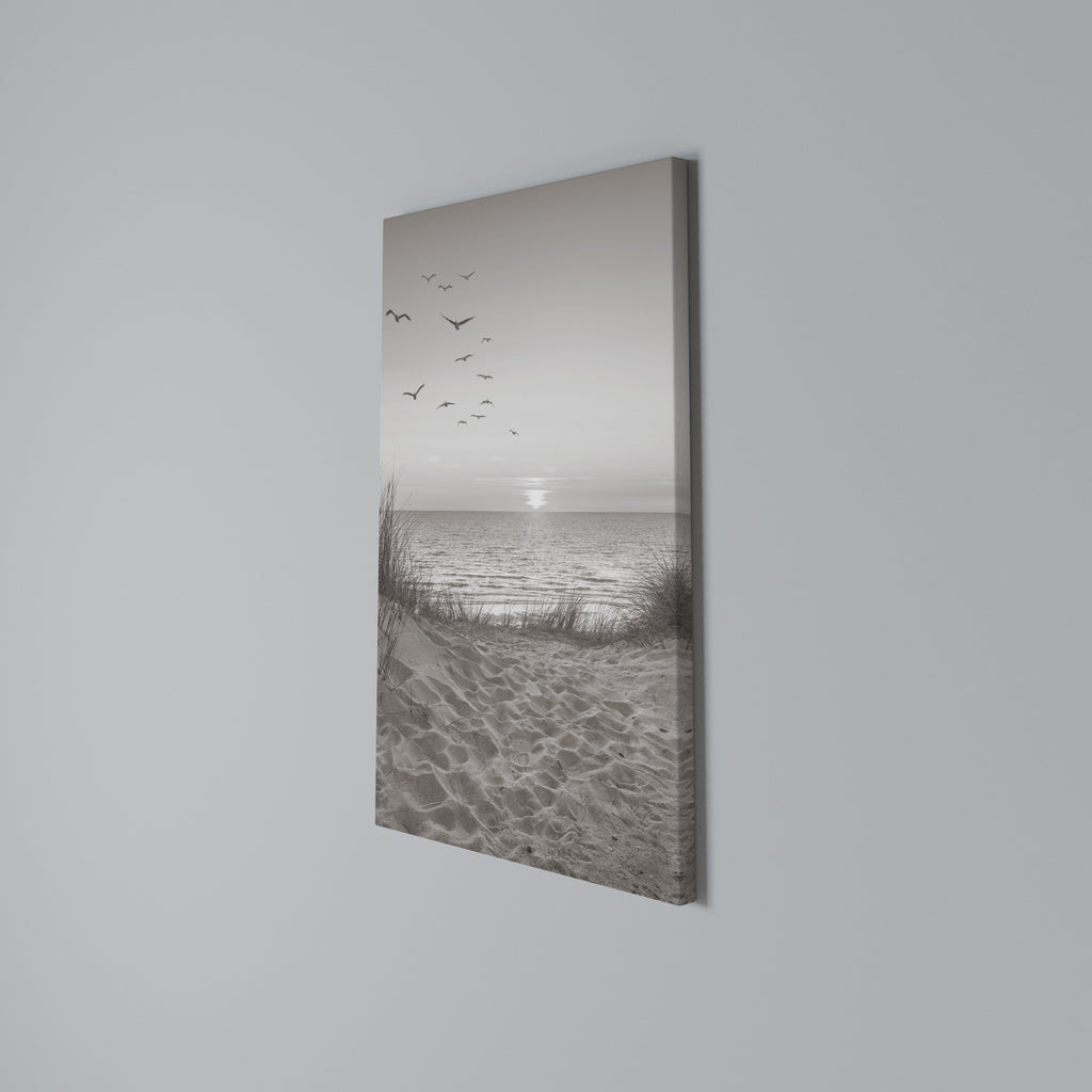 TIMELESS SEASCAPE Cuadro en lienzo vertical
