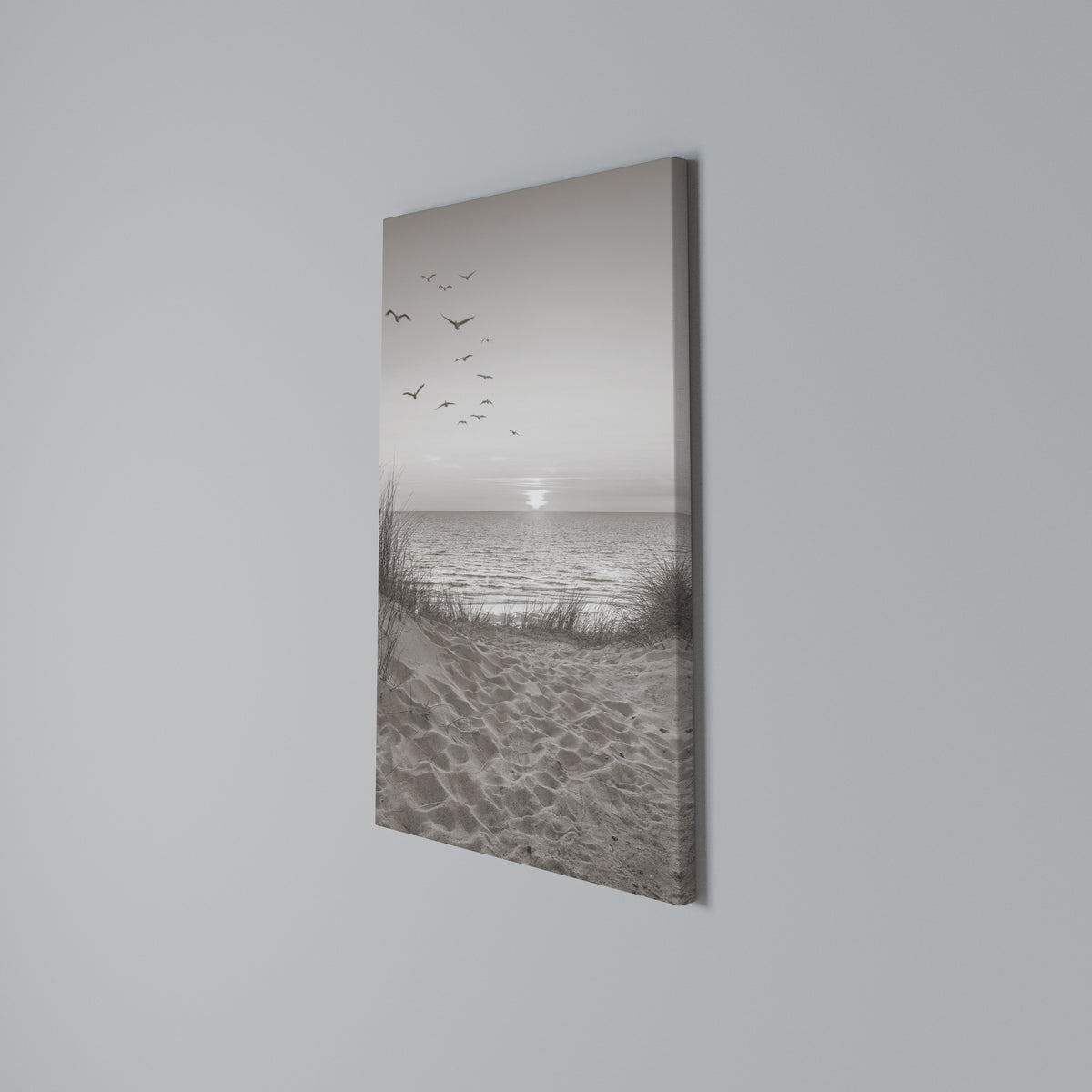 TIMELESS SEASCAPE Cuadro en lienzo vertical