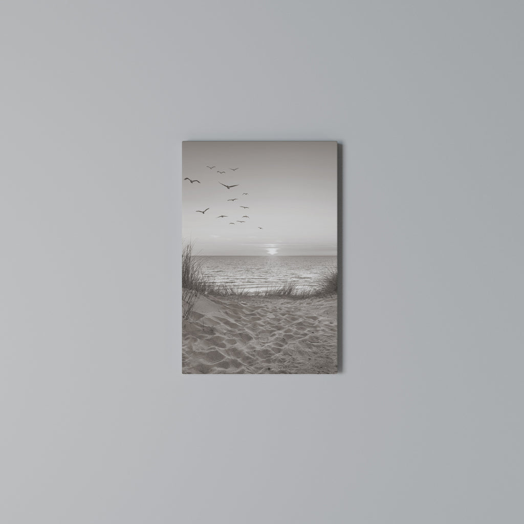 TIMELESS SEASCAPE Cuadro en lienzo vertical