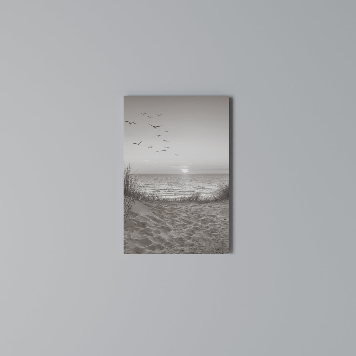 TIMELESS SEASCAPE Cuadro en lienzo vertical