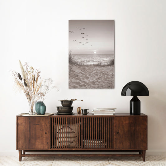 TIMELESS SEASCAPE Quadro em tela vertical