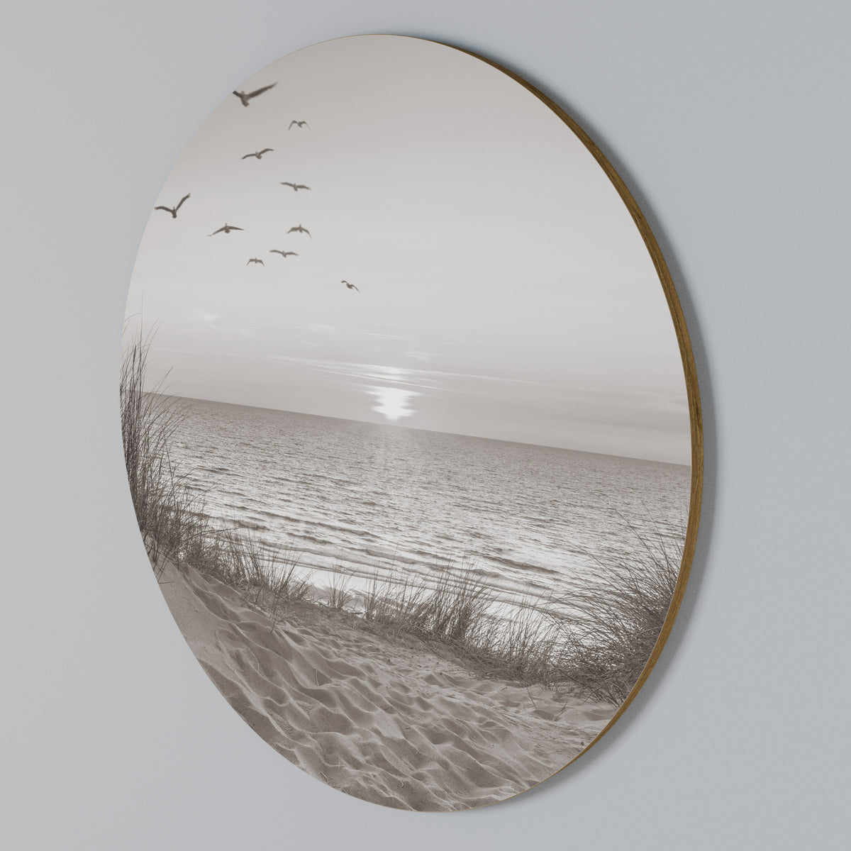 TIMELESS SEASCAPE Rundes Wandbild