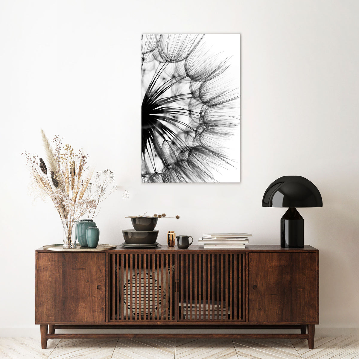 WHISPERING WILDFLOWER Quadro em tela vertical