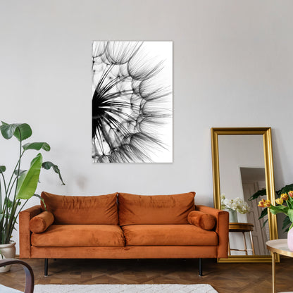 WHISPERING WILDFLOWER Quadro em tela vertical