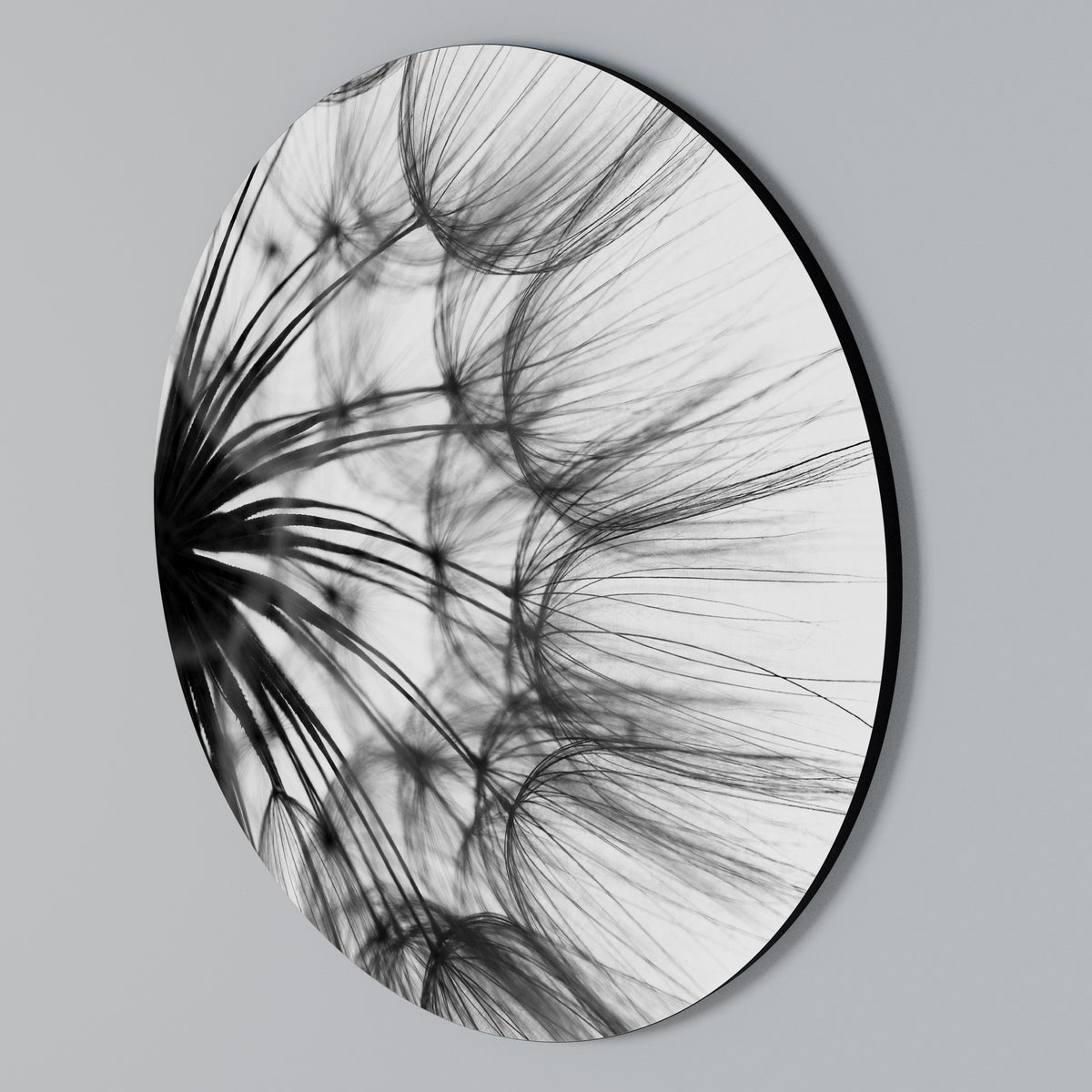 WHISPERING WILDFLOWER Rundes Wandbild