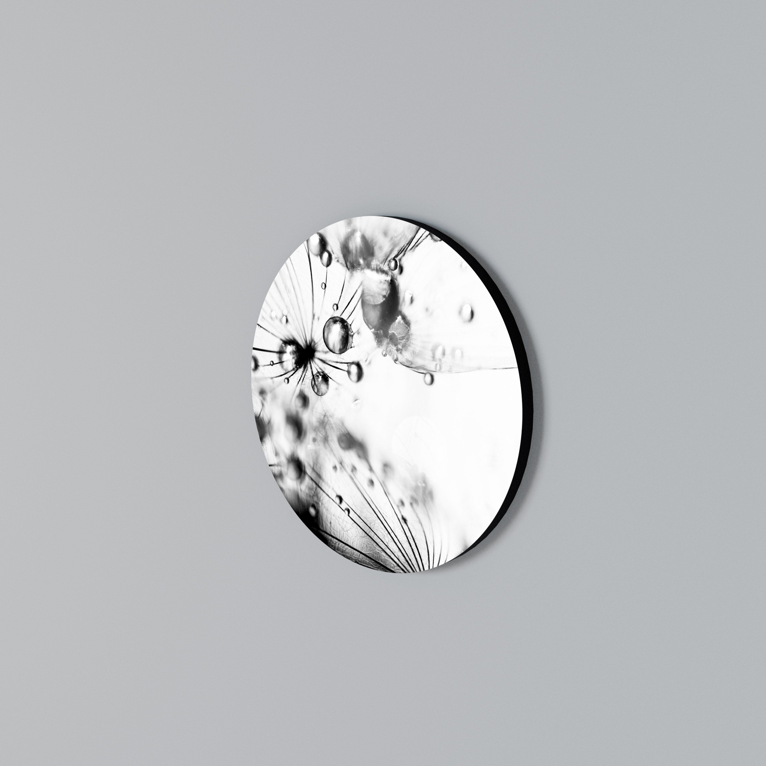 ELEGANT DROPLETS Rund väggdekor