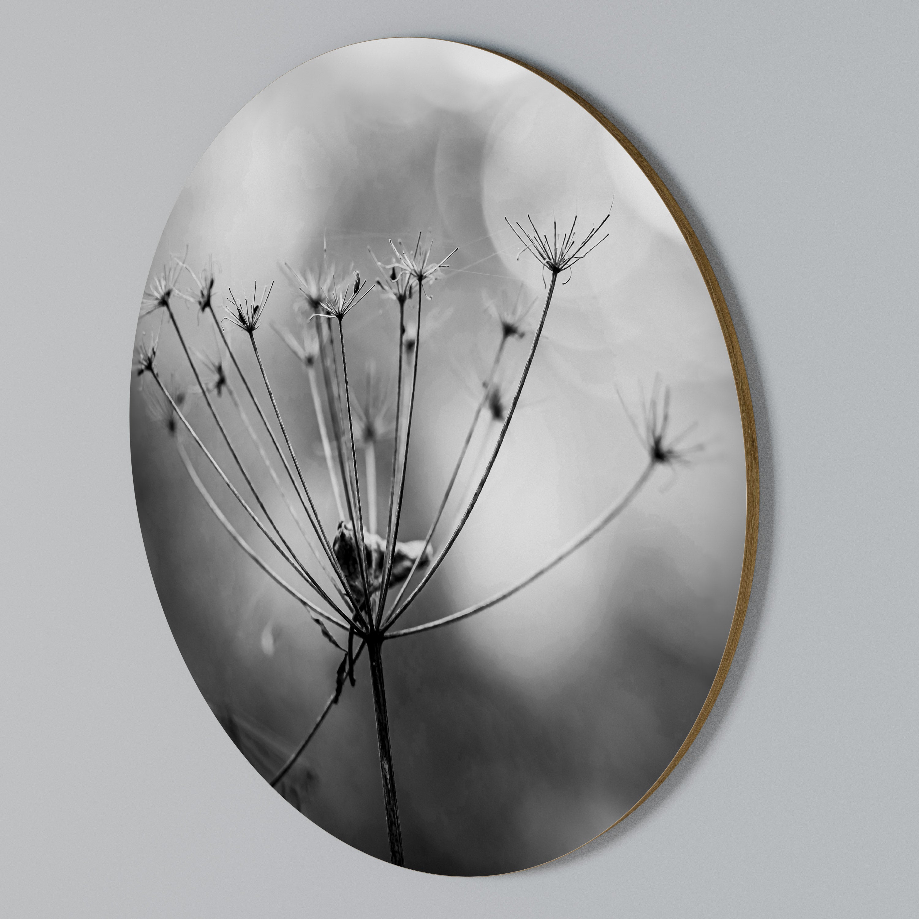 MINIMALIST BLOOM Rund väggdekor