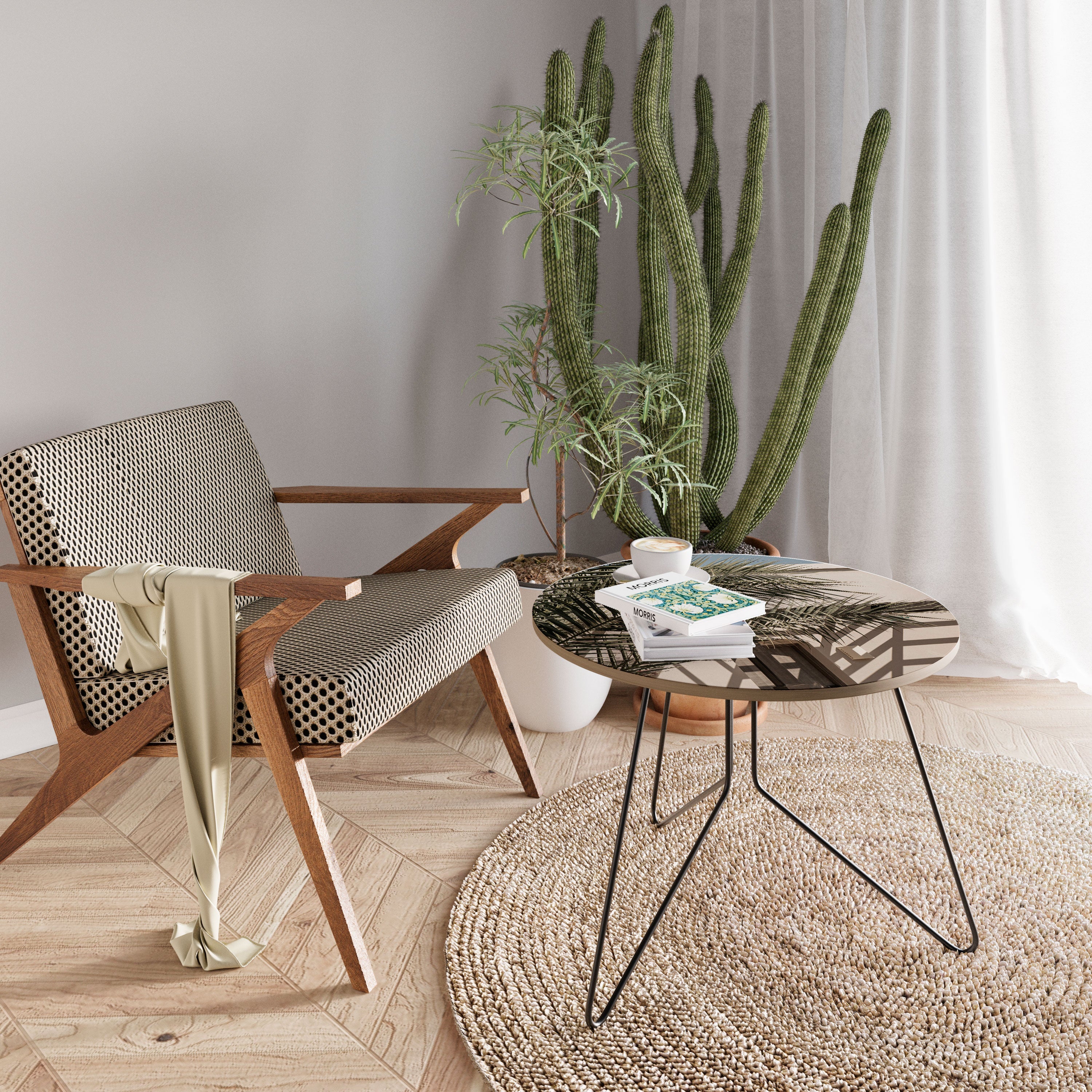 PALM SHADOW DANCE Konferenční stolek