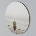 SAND AND SOLITUDE Round Wall Art