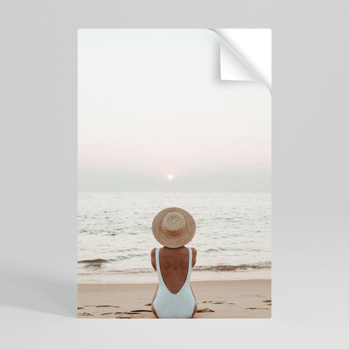 SAND AND SOLITUDE Självhäftande Vertikal Poster