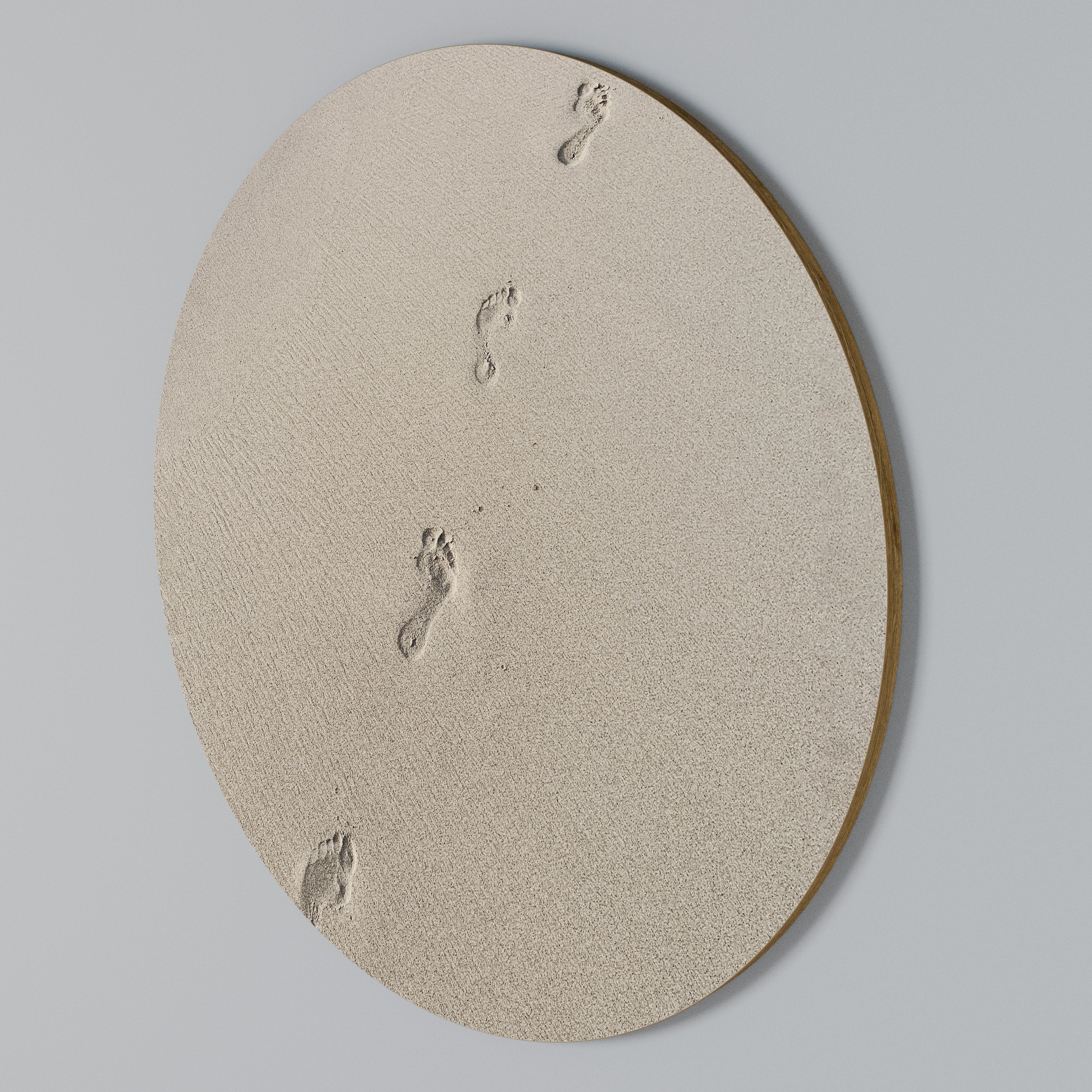 BEACH BOUND PATHWAYS Round Wall Art – spacerebels.com