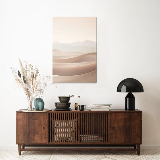 SUBTLE SANDS Quadro em tela vertical