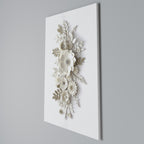 BLUSHING BOUQUET Vertical Canvas Print