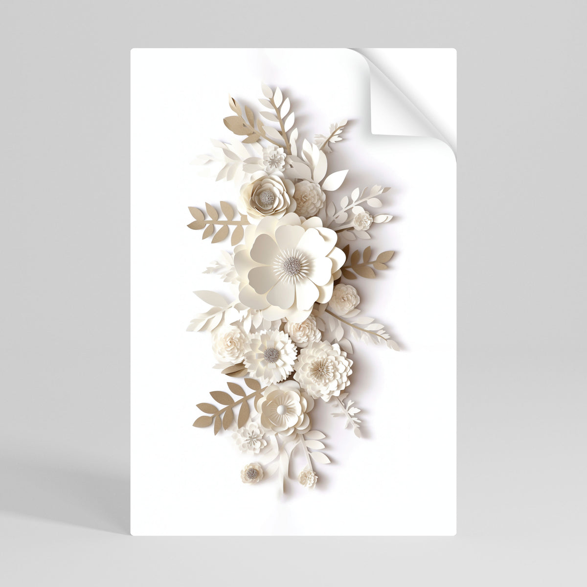 BLUSHING BOUQUET Poster Verticale Adesivo