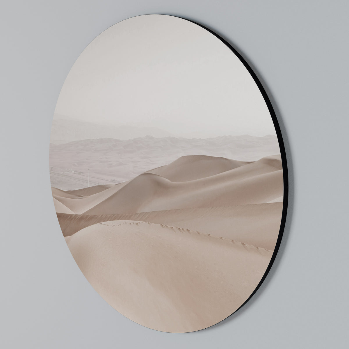TRANQUIL TIDES Rundes Wandbild