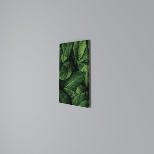 VIBRANT LEAFY EMBRACE Vertical Canvas Print