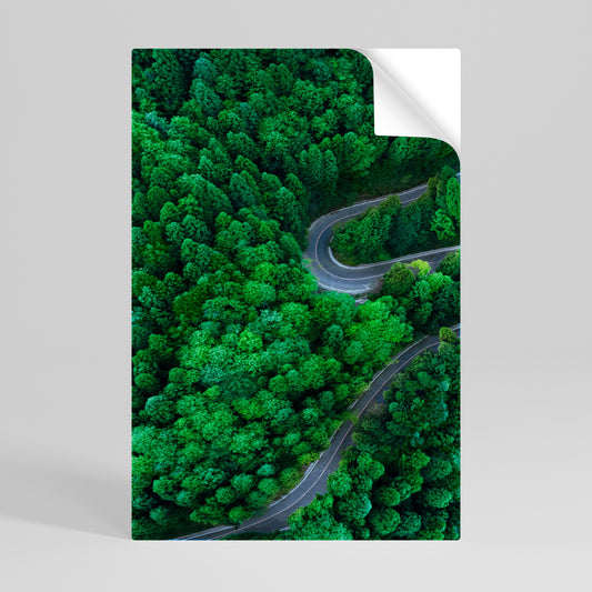 ENCHANTED FOREST RIDE Peel and Stick Vertical Poster