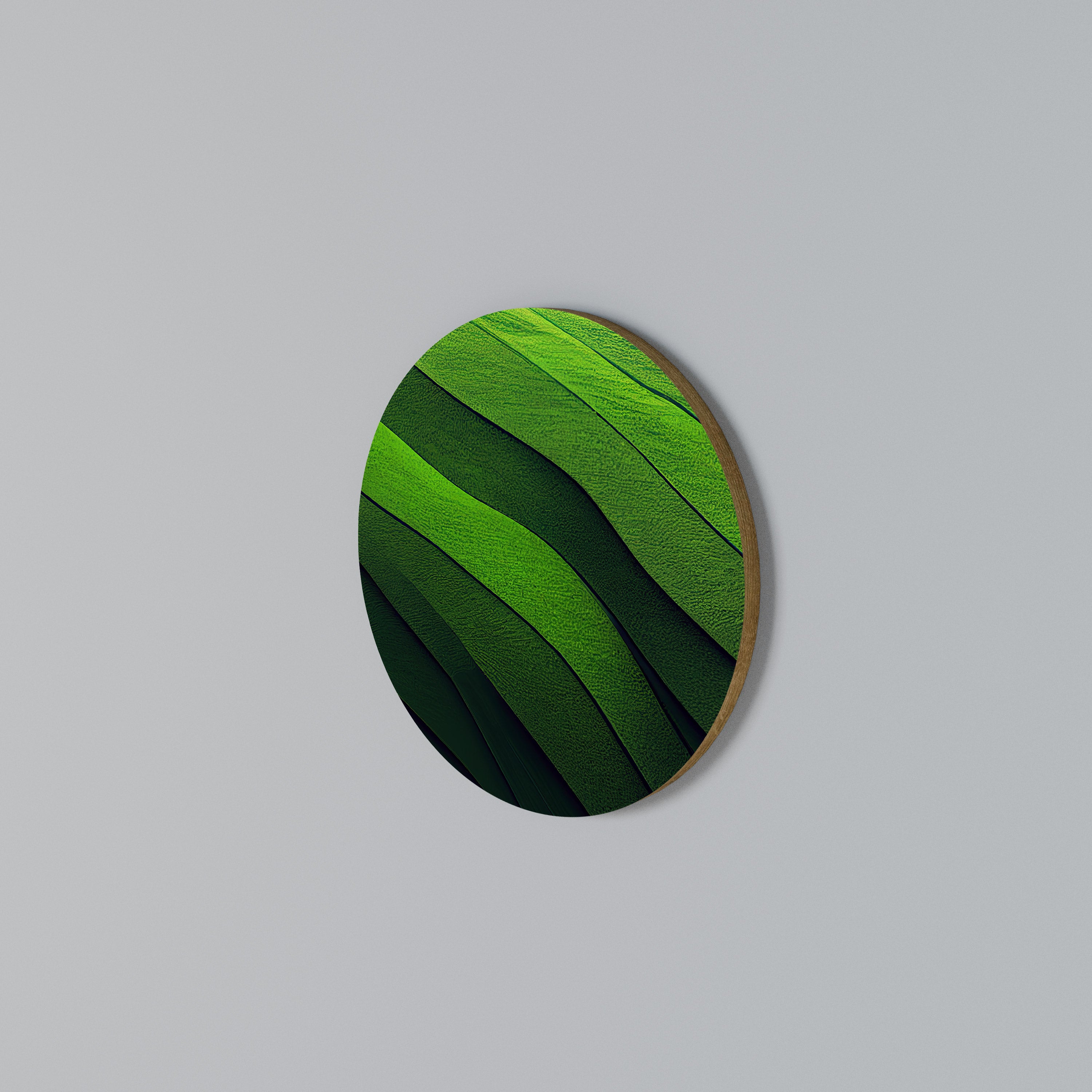 FRESH LANDSCAPE Arte de pared redondo