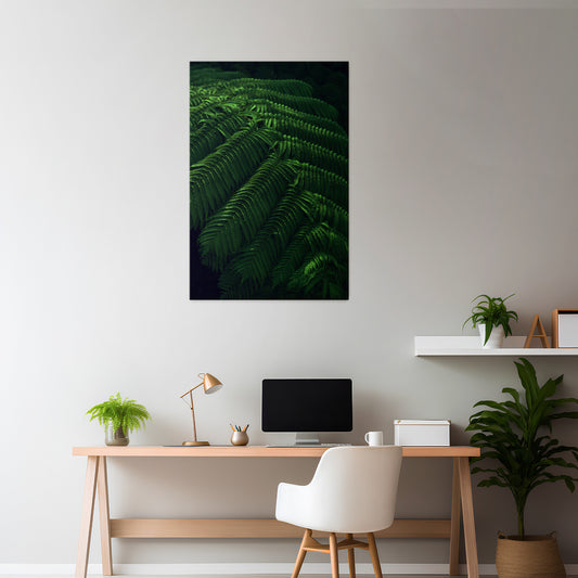 FERN FANTASY Quadro em tela vertical