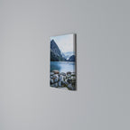 REFLECTIVE WATERS Vertical Canvas Print