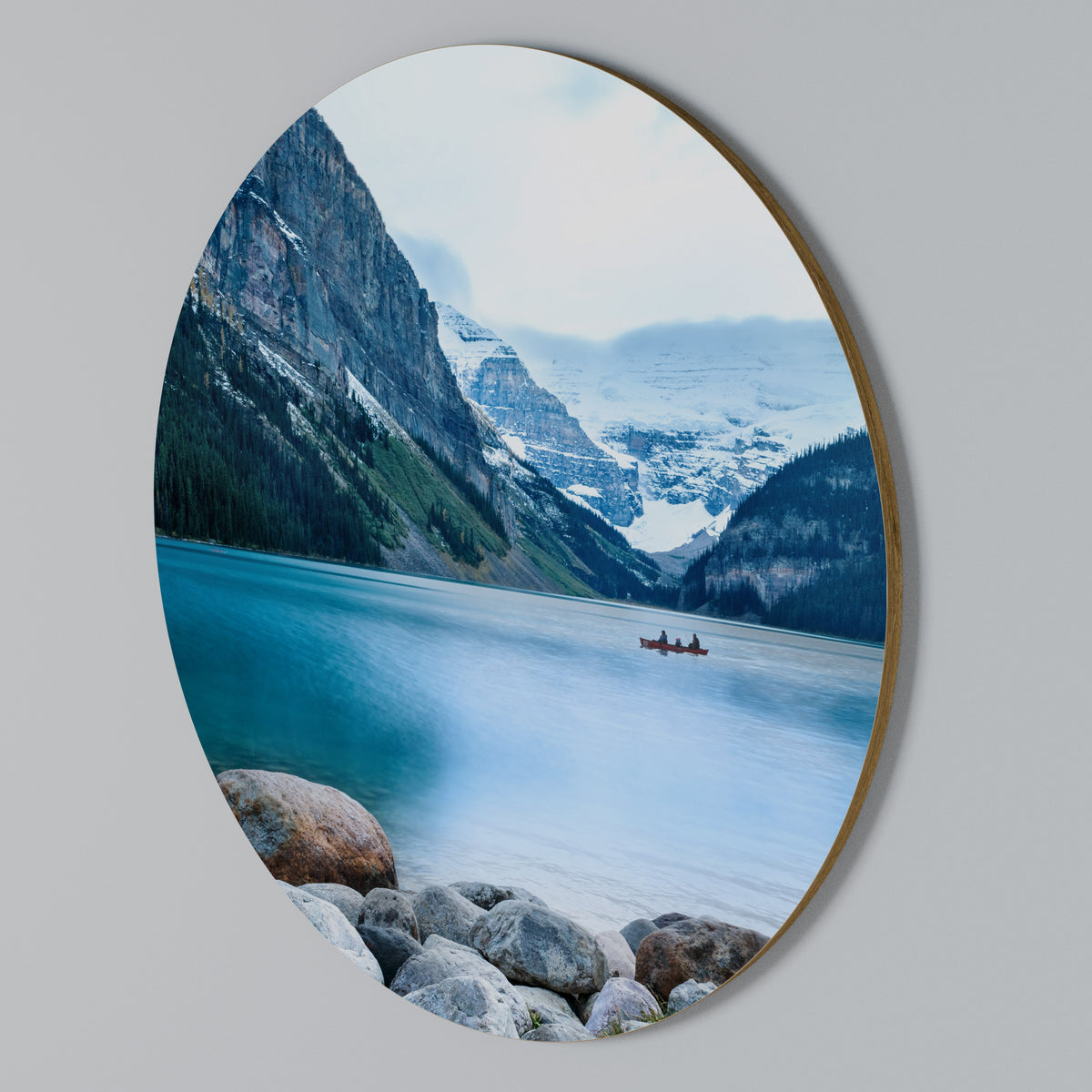 REFLECTIVE WATERS Round Wall Art