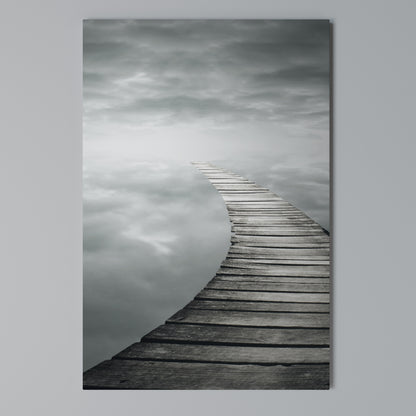 WHISPERING PATHWAYS Quadro em tela vertical