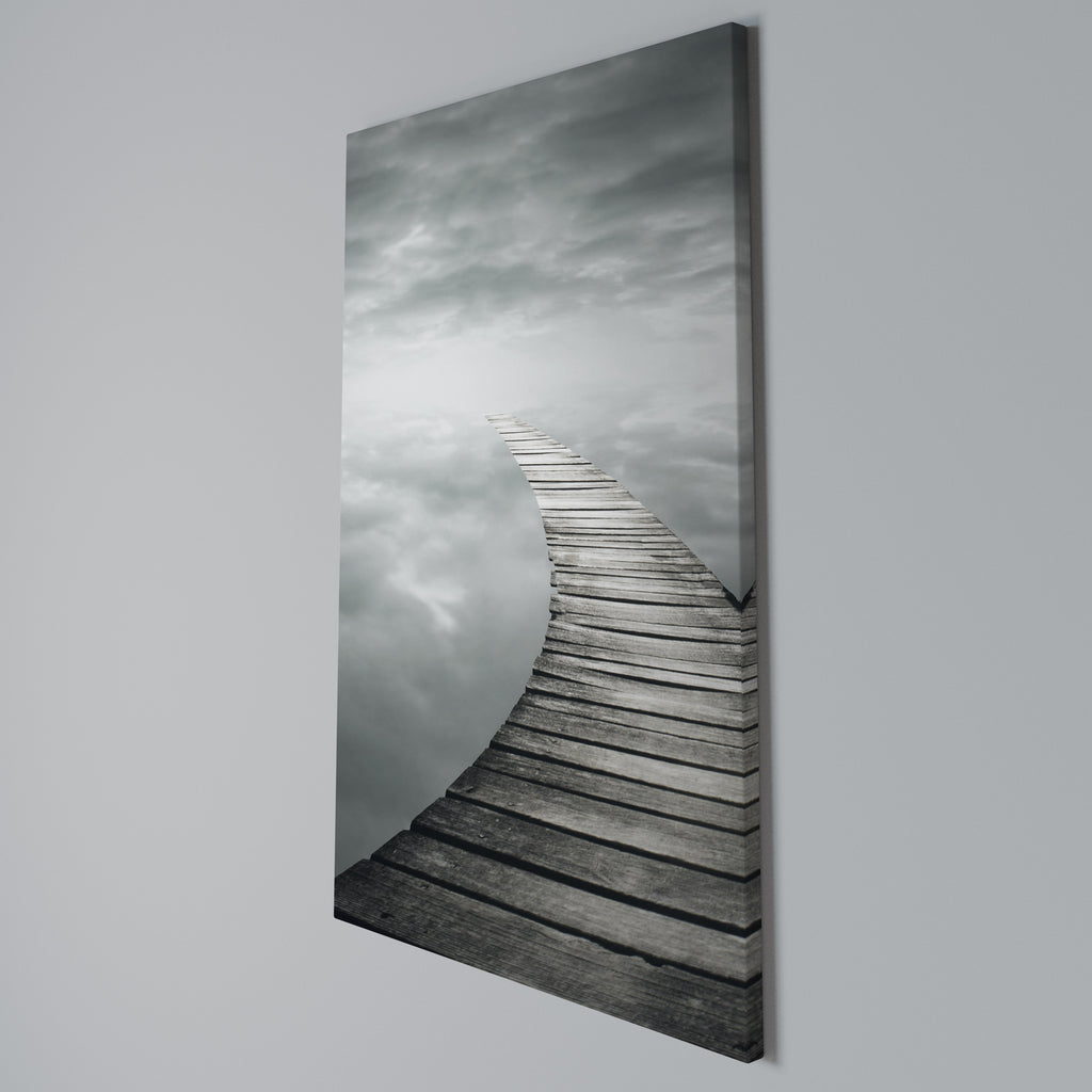 WHISPERING PATHWAYS Vertical Canvas Print