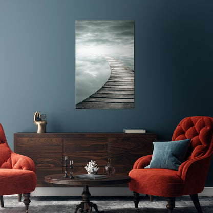 WHISPERING PATHWAYS Quadro em tela vertical