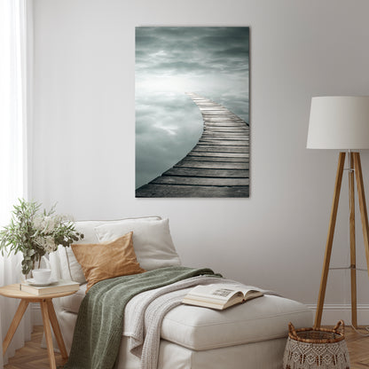 WHISPERING PATHWAYS Quadro em tela vertical