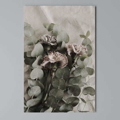 LINEN CLOVES Quadro em tela vertical