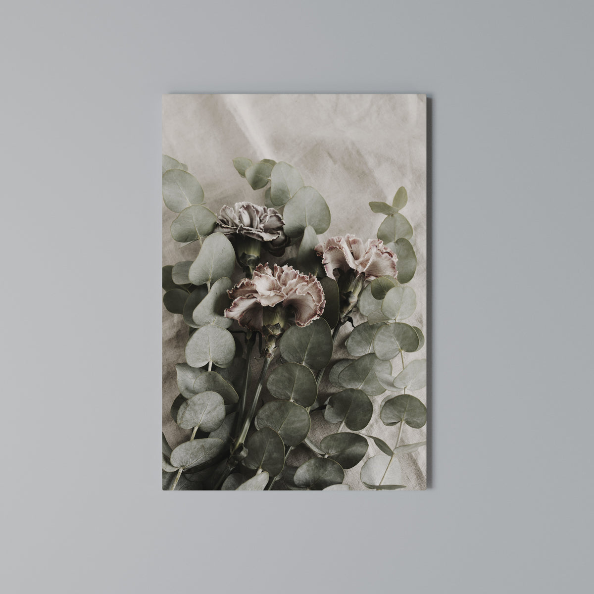 LINEN CLOVES Quadro em tela vertical