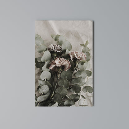 LINEN CLOVES Quadro em tela vertical