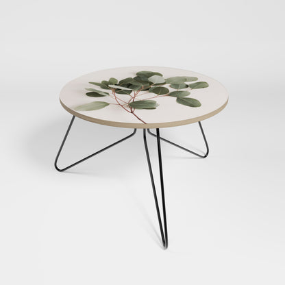 Petite table basse BRANCHE D'EUCALYPTUS