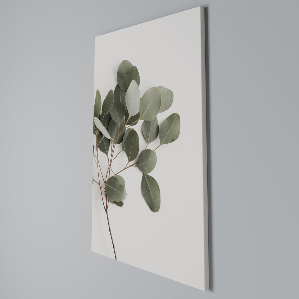 EUCALYPTUS BRANCH Vertical Canvas Print