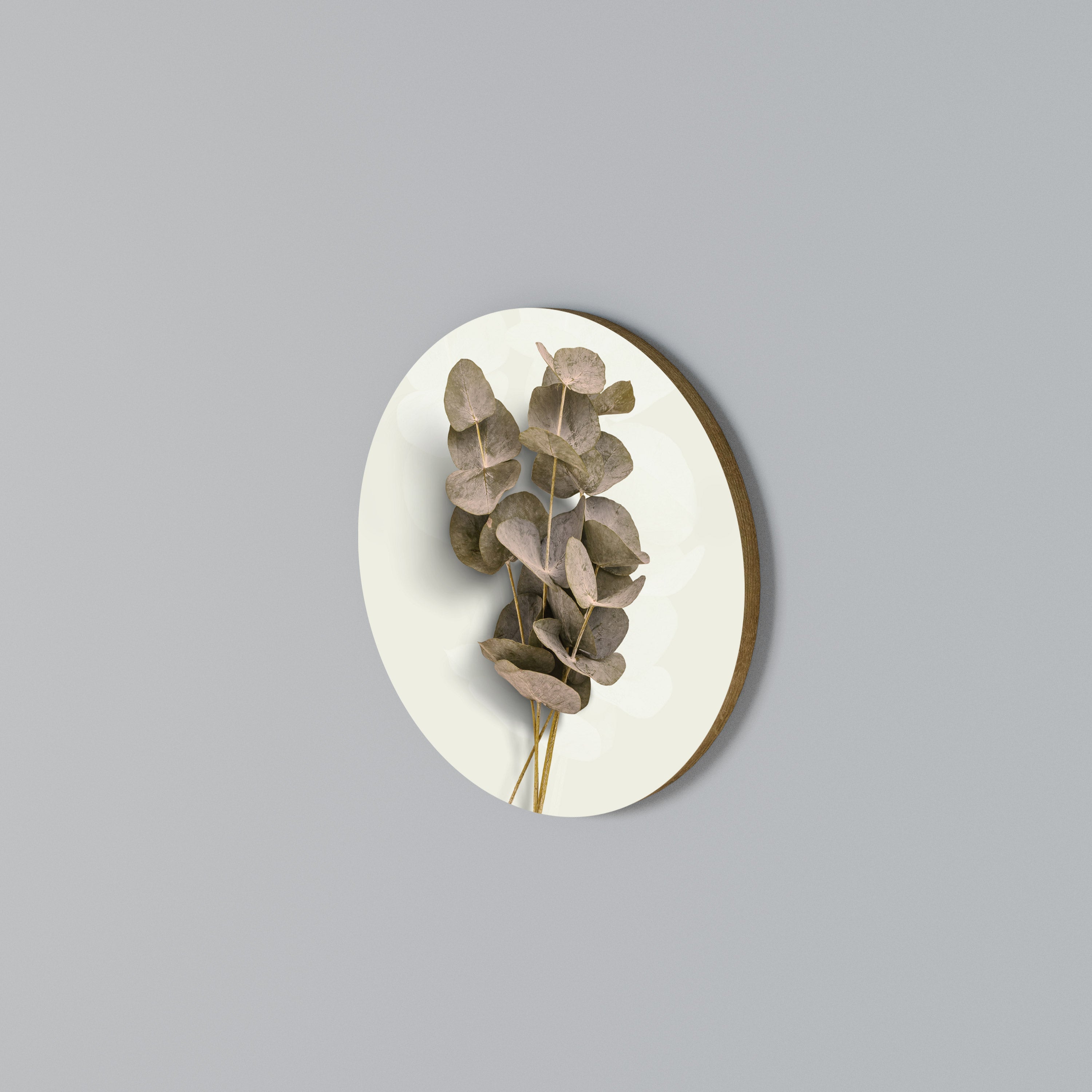TIMELESS GREENERY Rundes Wandbild