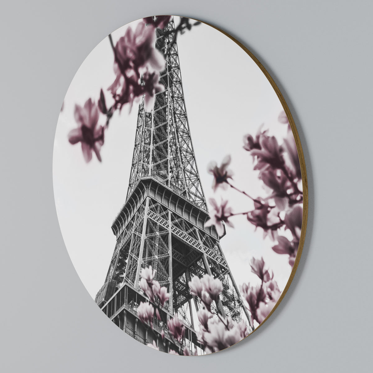 EIFFEL IN BLOOM Rund väggdekor