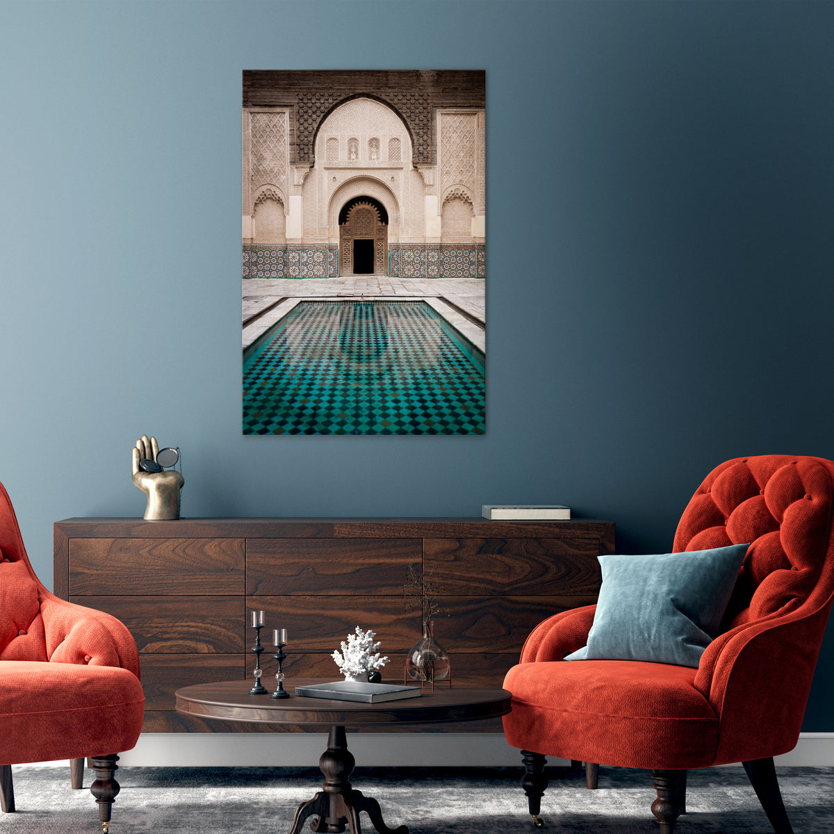 MYSTIC ENTRANCE Quadro em tela vertical