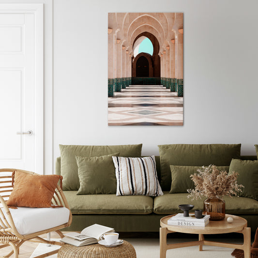 ARCHES OF SERENITY Vertical Canvas Print