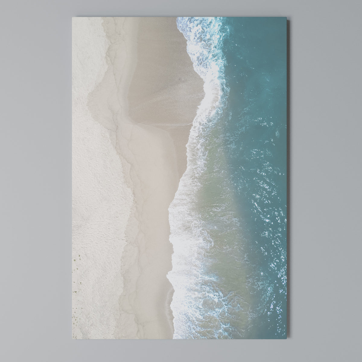 SAND AND SEA HARMONY Quadro em tela vertical