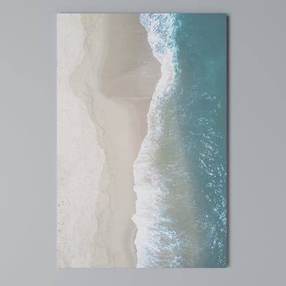 SAND AND SEA HARMONY Quadro em tela vertical