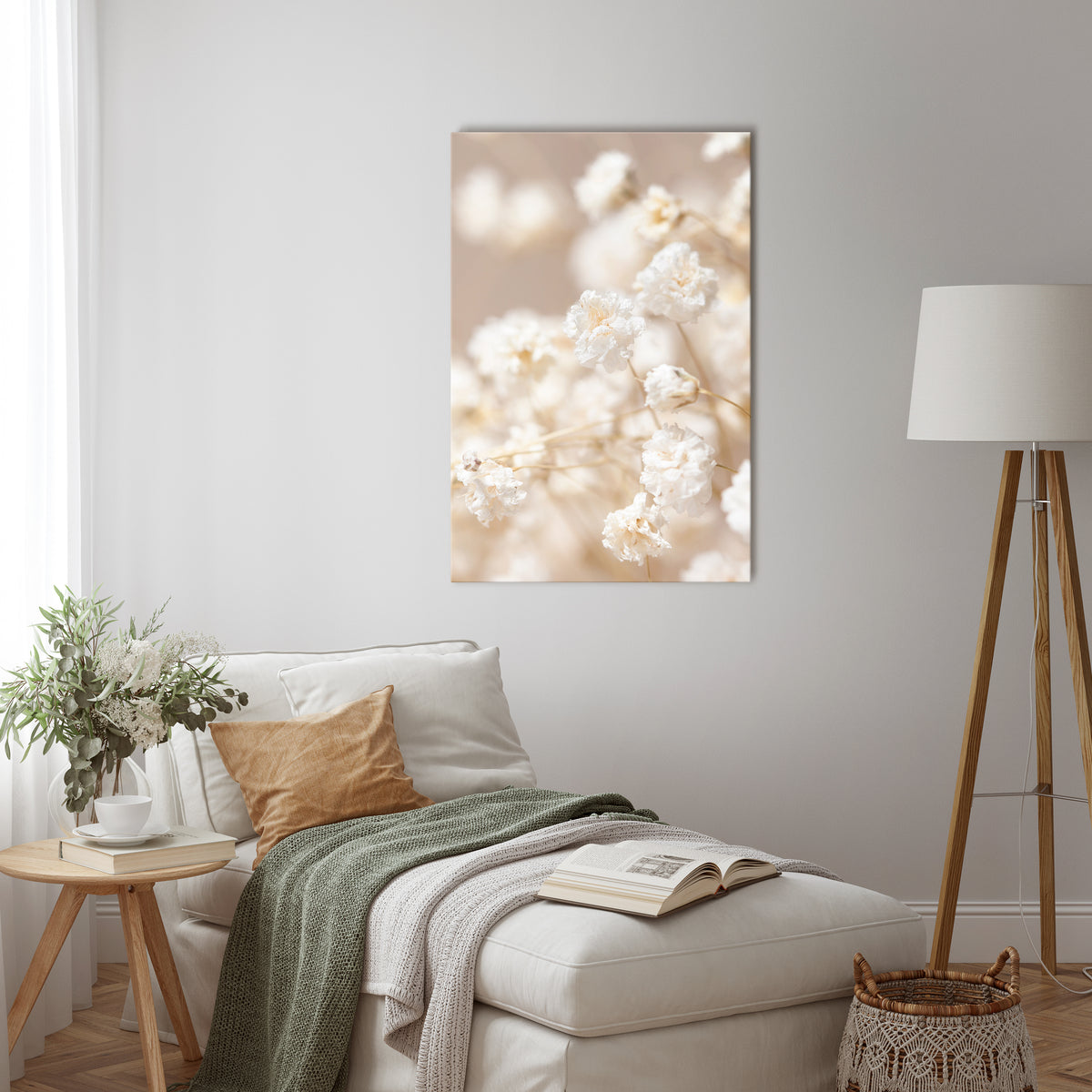 GHOSTLY BLOOM Stampa su tela verticale
