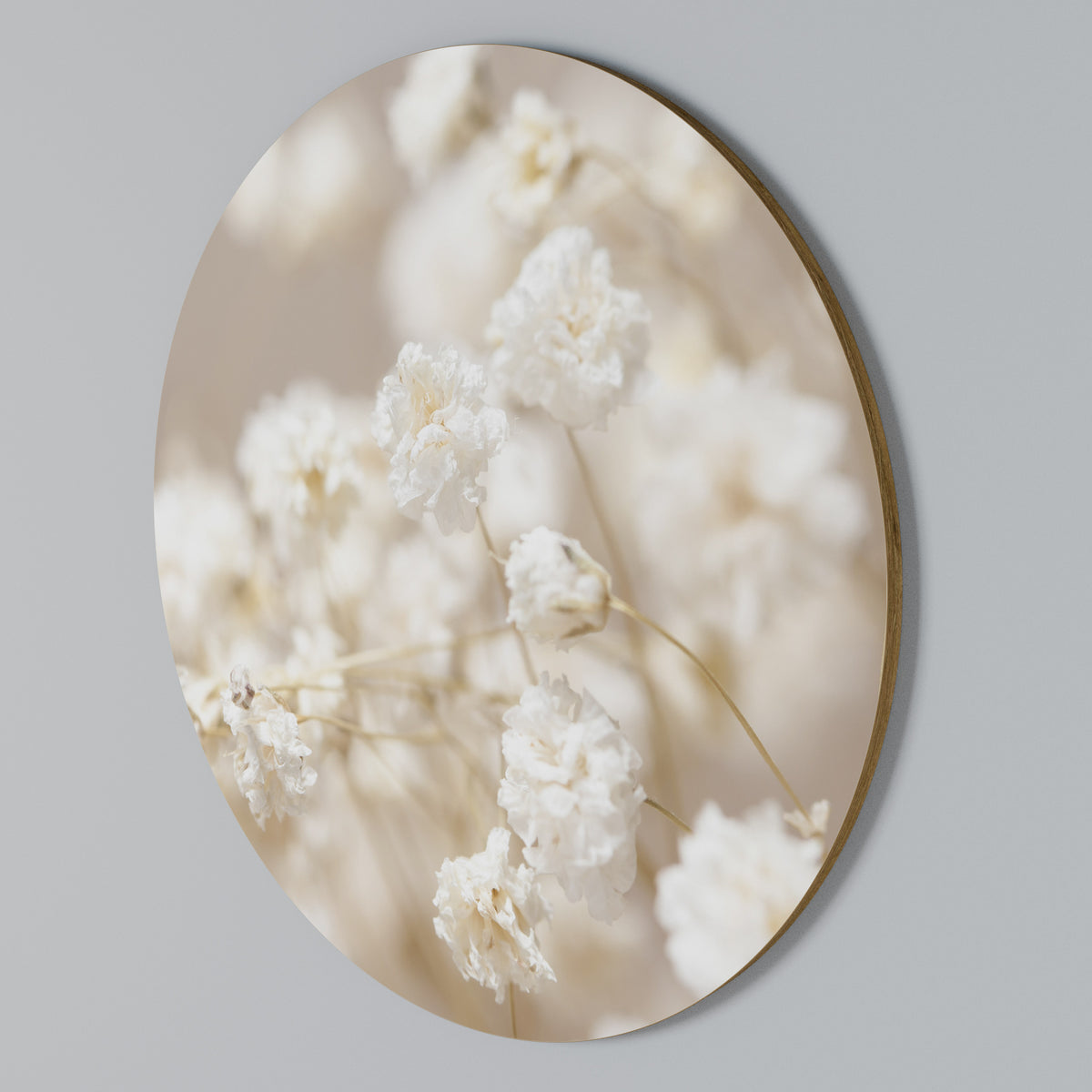GHOSTLY BLOOM Στρογγυλός πίνακας ζωγραφικής