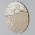 SHIMMERING SHORELINE Round Wall Art